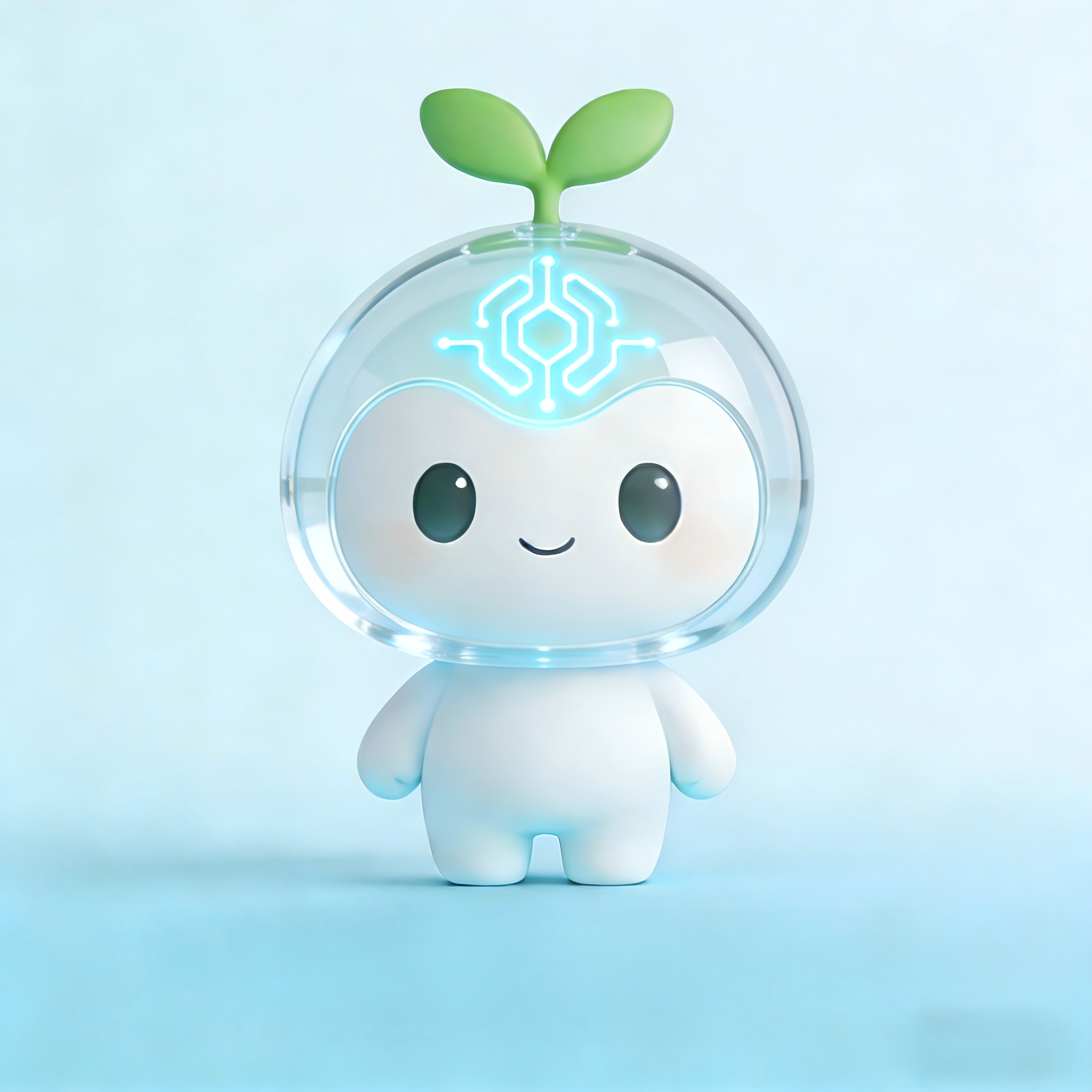 尨植透明电路头盔